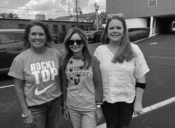 Angel Steading, Karen Moody and Becca Schalmz