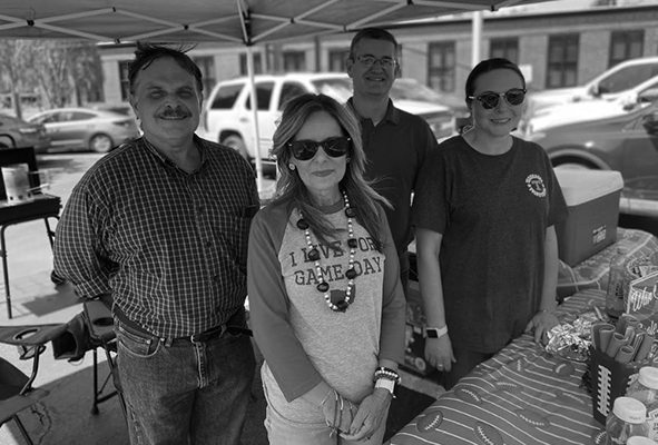 Joel King, Karen Moody, Kyle Goodwin and Michelle Cooley