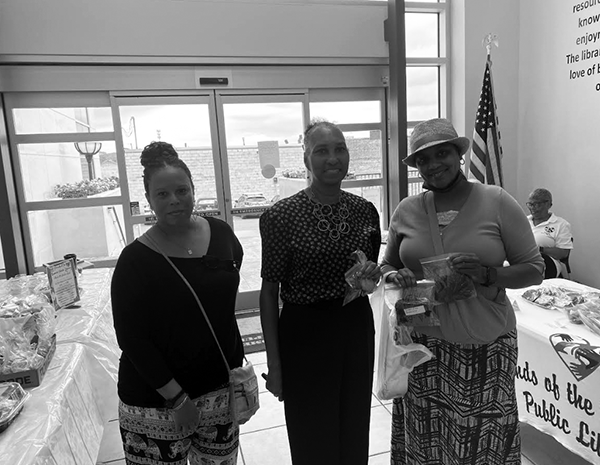 Cassandra Johnson, Alfreda Bonner and Laquita McDonald