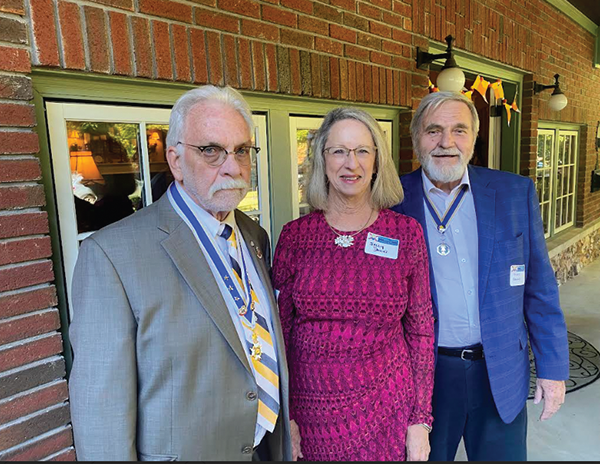 Bill and Sally Daniel and State President,SAR Benny H. Hannah