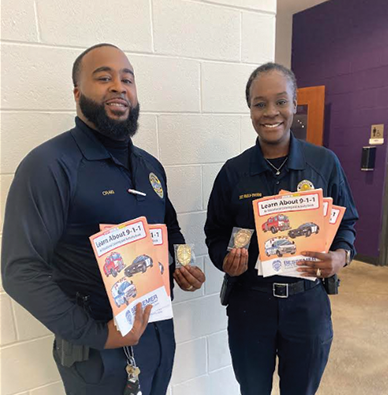Officer DeRon Craig and Sgt. Kendra Ward-Young
