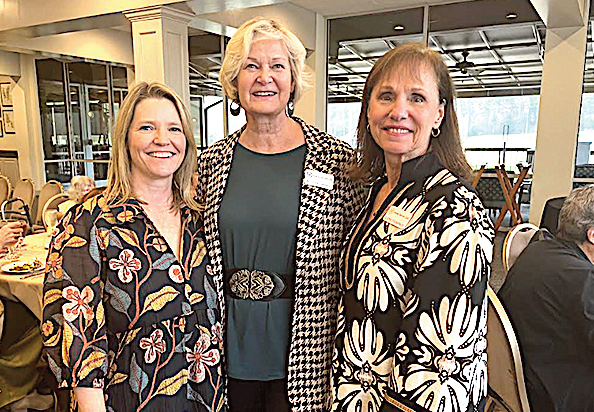 State Rep. Leigh Hulsey, Bonnie Campbell and Elaine Thompson