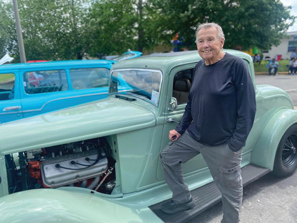 1933 Plymouth PD Coupe with owner Doug Werner