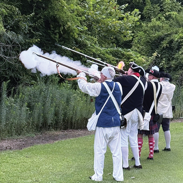 SAR Color Guard Musket Salute