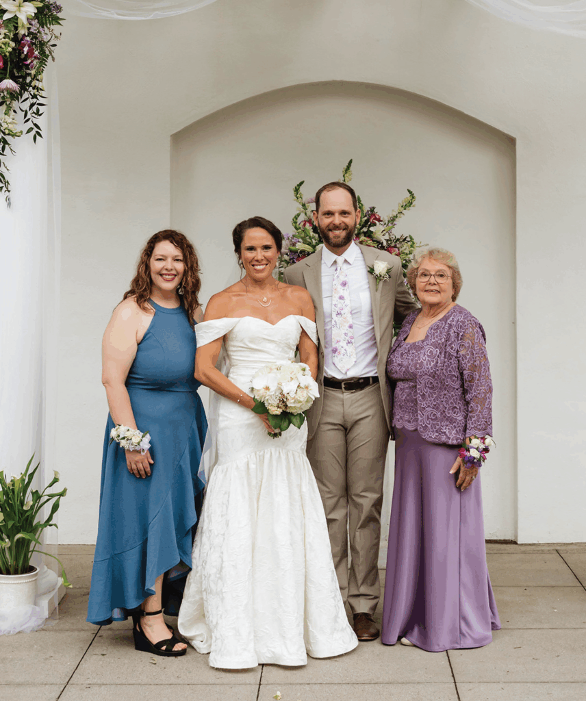 Dr. Ruth Mathis, Kasey and Woody Mathis and Judy Moore Mathis