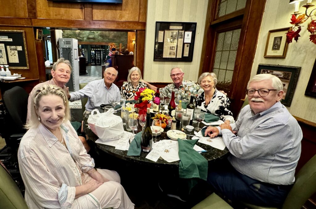 Sellers's 80th birthday dinner at the Bright Star