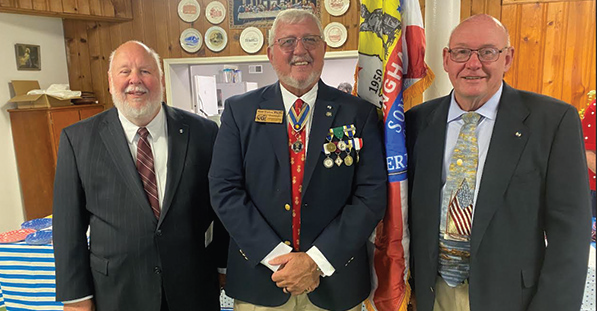 John Love, Dr. Ronald Dains and James Heartsill, III.