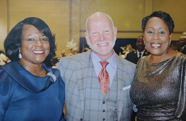 Chamber President LaTasha Williams, 2025 Chairman of the Board Keith Penning