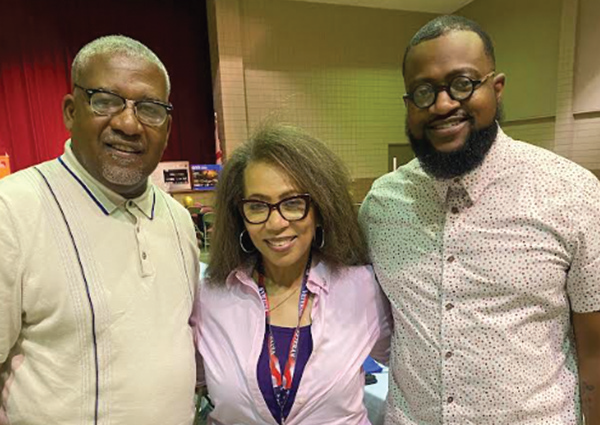 Mayor Kenneth Gulley, Tracy McCall and Chris Warren