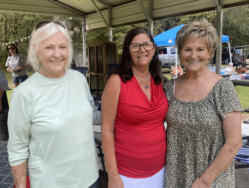 Liz Elliot, Mona Stephens and Sherry Parsons