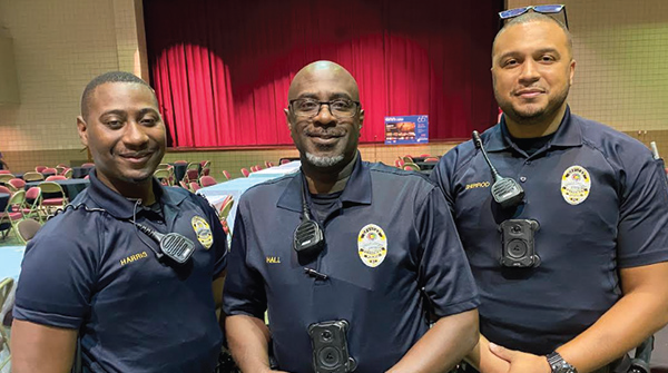 JeMarco Harris, Erick Hall and Prentice Sherrod